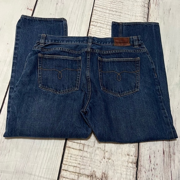 LAUREN JEANS CO Ralph Lauren Cropped Jeans Sz 12 Hi Rise 10” Vintage 90s Y2K EUC - Picture 6 of 14